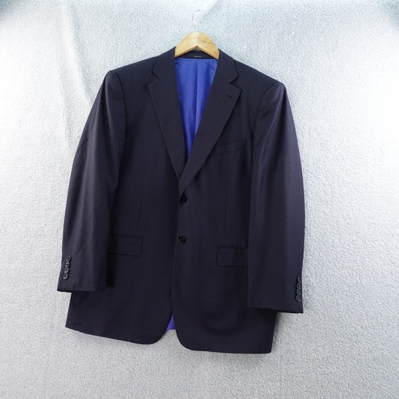 Ermenegildo Zegna for Neiman Marcus Men's 52R Pinstripe Blazer Made In Italy - Picture 1 of 8